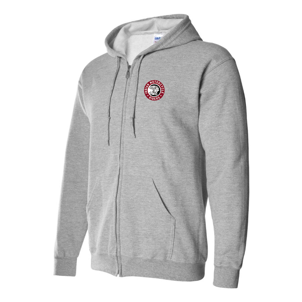 Men's Indian Motorcycle Zipper Hoodie