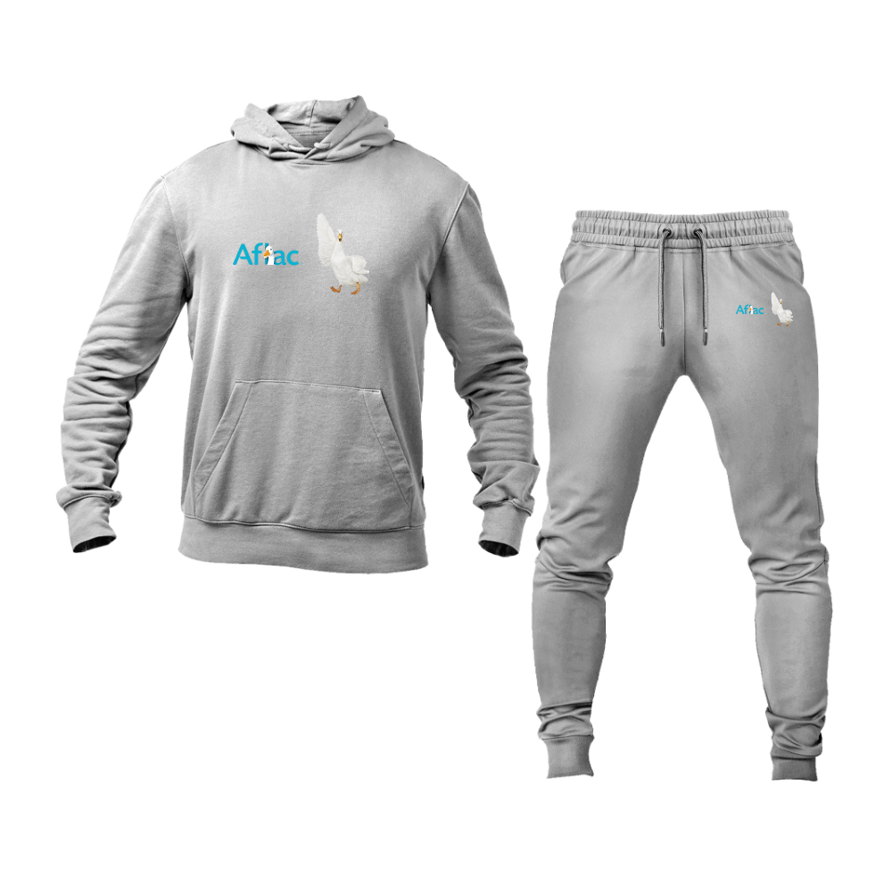 Men's Aflac Logo and Duck Hoodie Joggers Set