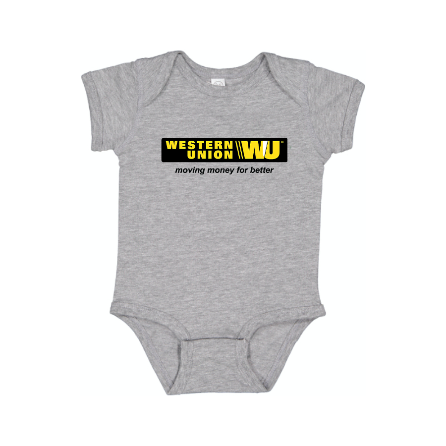 Wastern Union Logo Baby Romper Onesie