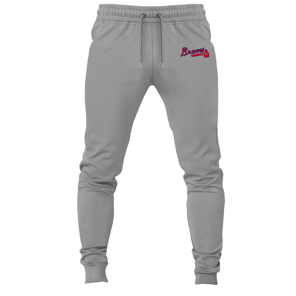 Men's Atlanta Braves Logo Joggers Sweatpants