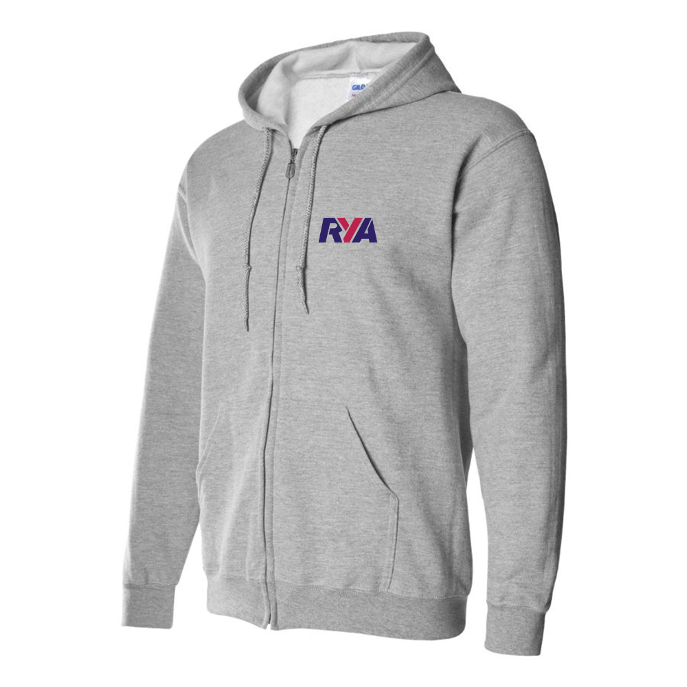 Men's Rya Logo Zipper Hoodie