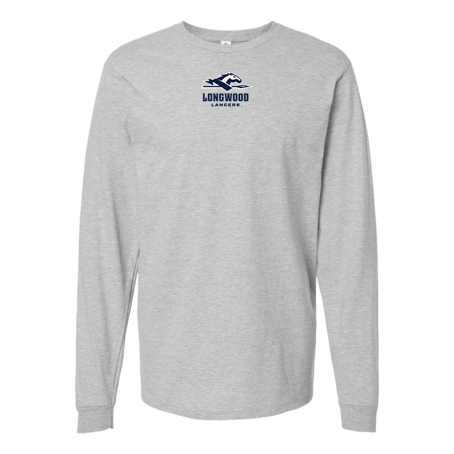 Men's Longwood Lancers Logo Long Sleeve T-Shirt