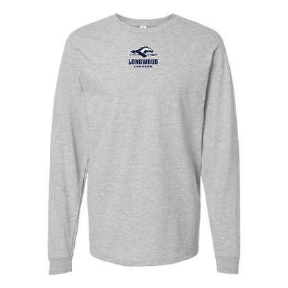Men's Longwood Lancers Logo Long Sleeve T-Shirt