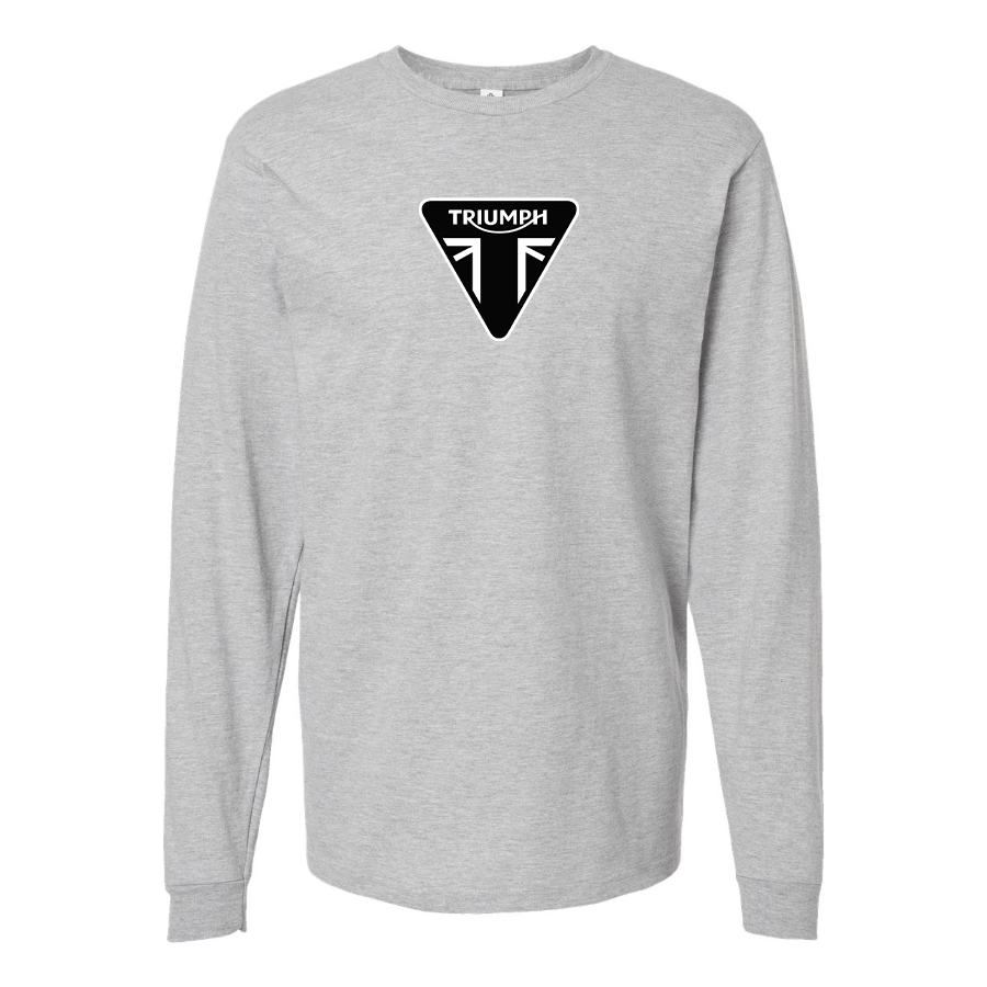 Youth Triumph Logo Cotton Long Sleeve T-Shirt