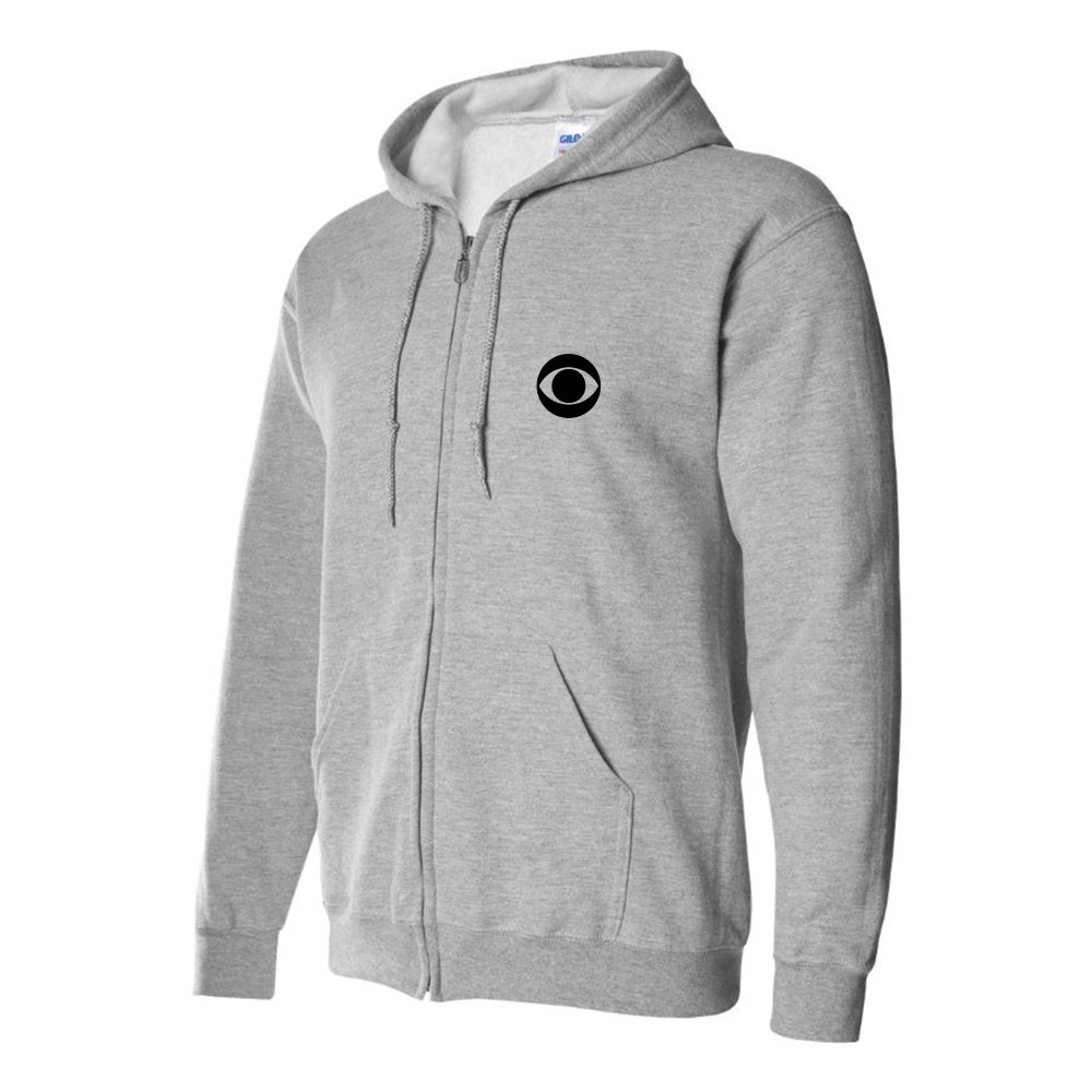 Men's CBS Logo Zipper Hoodie