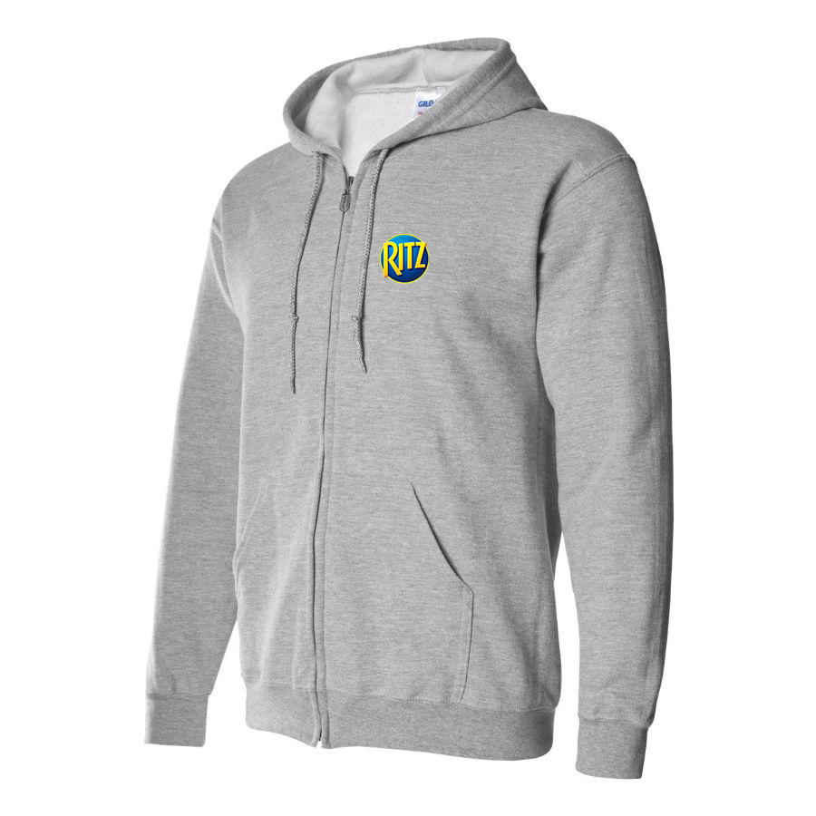 Men's Ritz Crackers Logo Zipper Hoodie