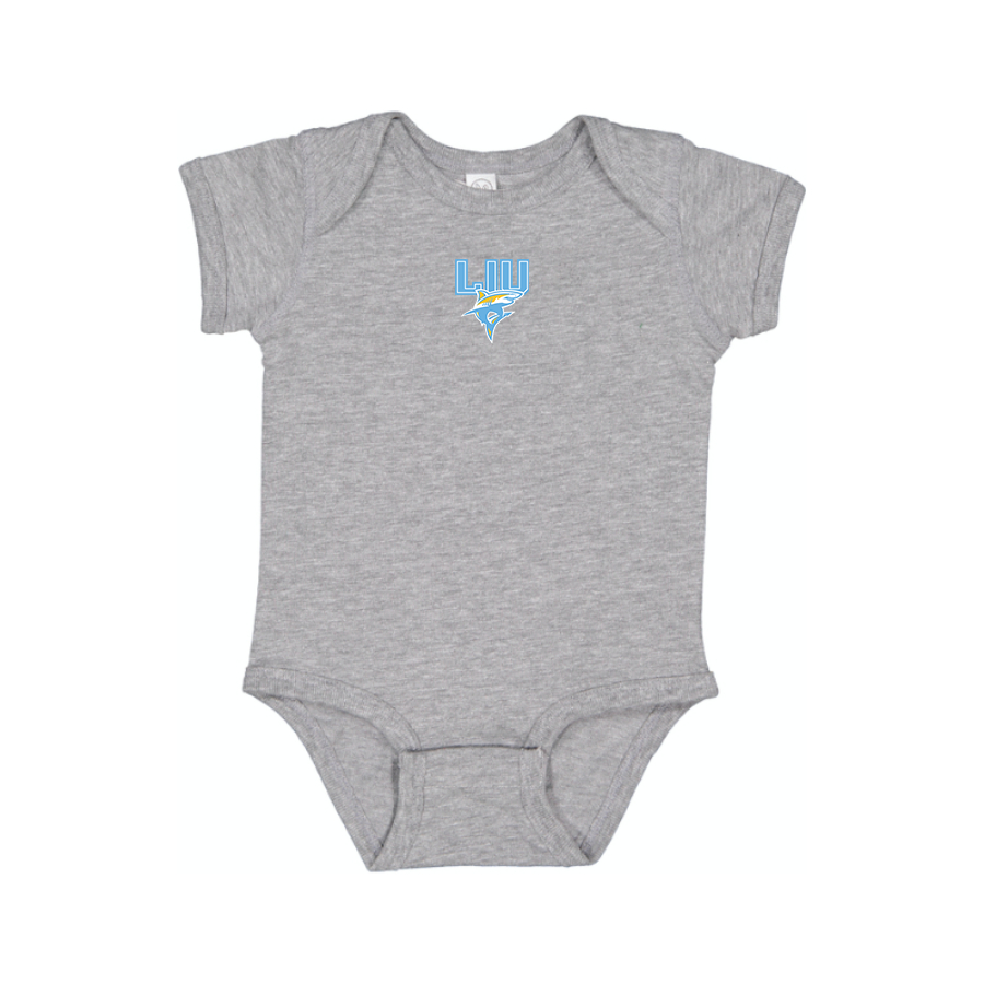LIU Brooklyn Blackbirds Logo Baby Romper Onesie