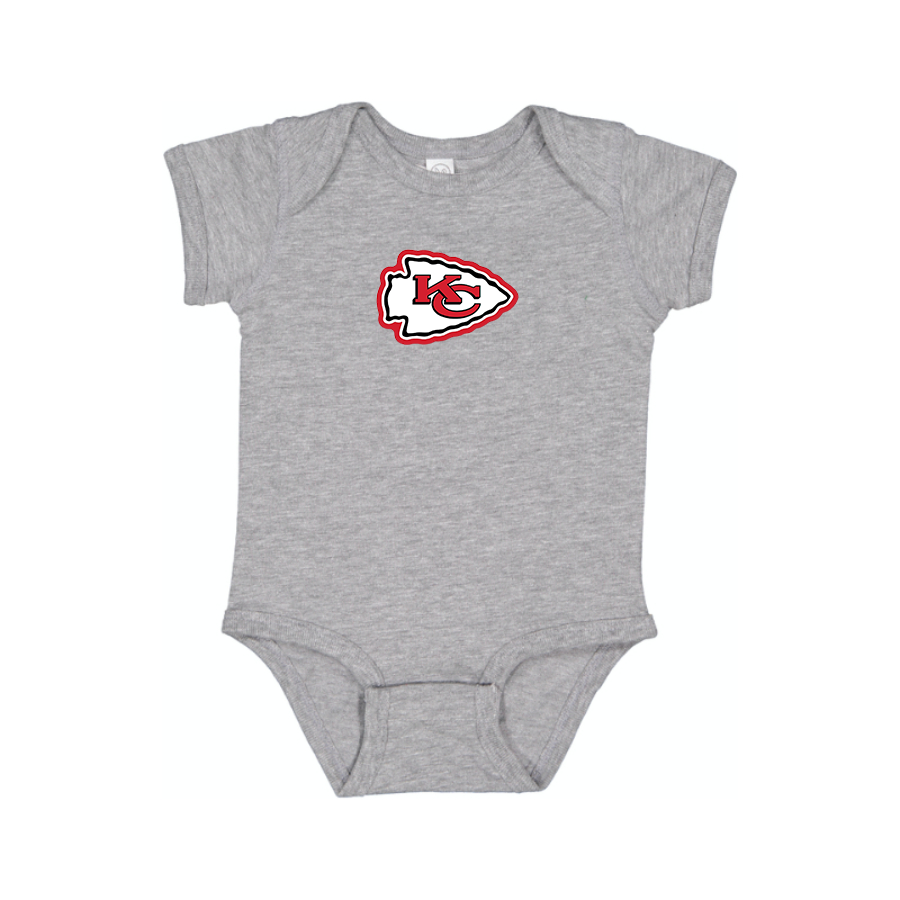 KC Chiefs Logo Baby Romper Onesie
