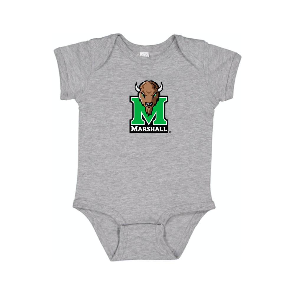 Marshall Thundering Herd Logo Baby Romper Onesie