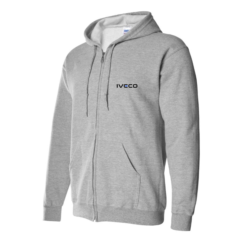 Men's Iveco Logo Zipper Hoodie
