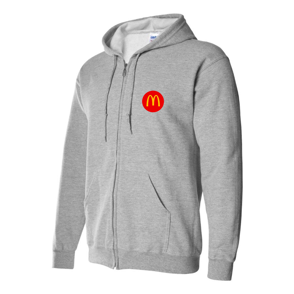 Men's McDonalds  Logo Zipper Hoodie