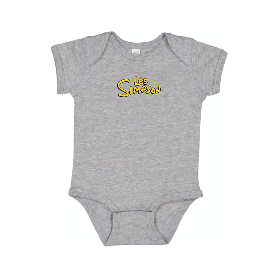 Les Simpson Logo Baby Romper Onesie