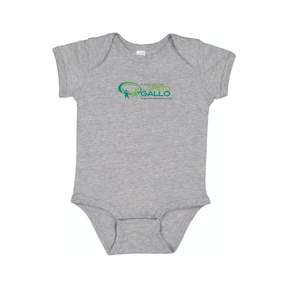 Farmacia Loreto Gallo Logo Baby Romper Onesie