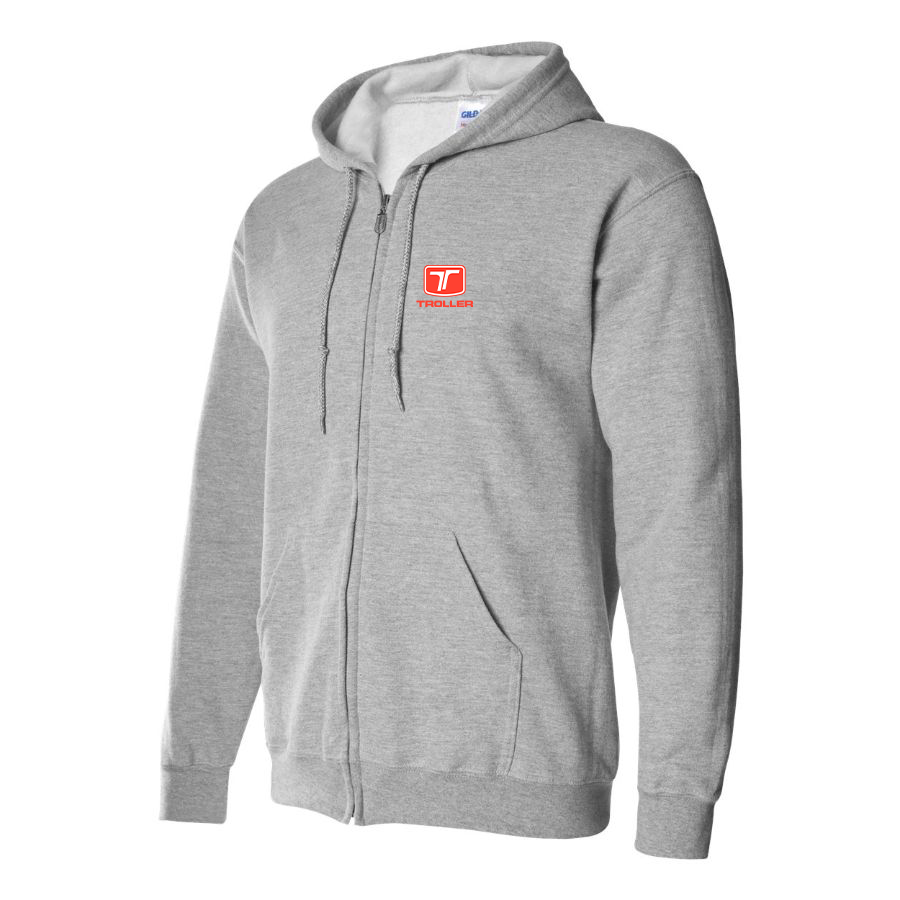 Men's Troller Logo Zipper Hoodie