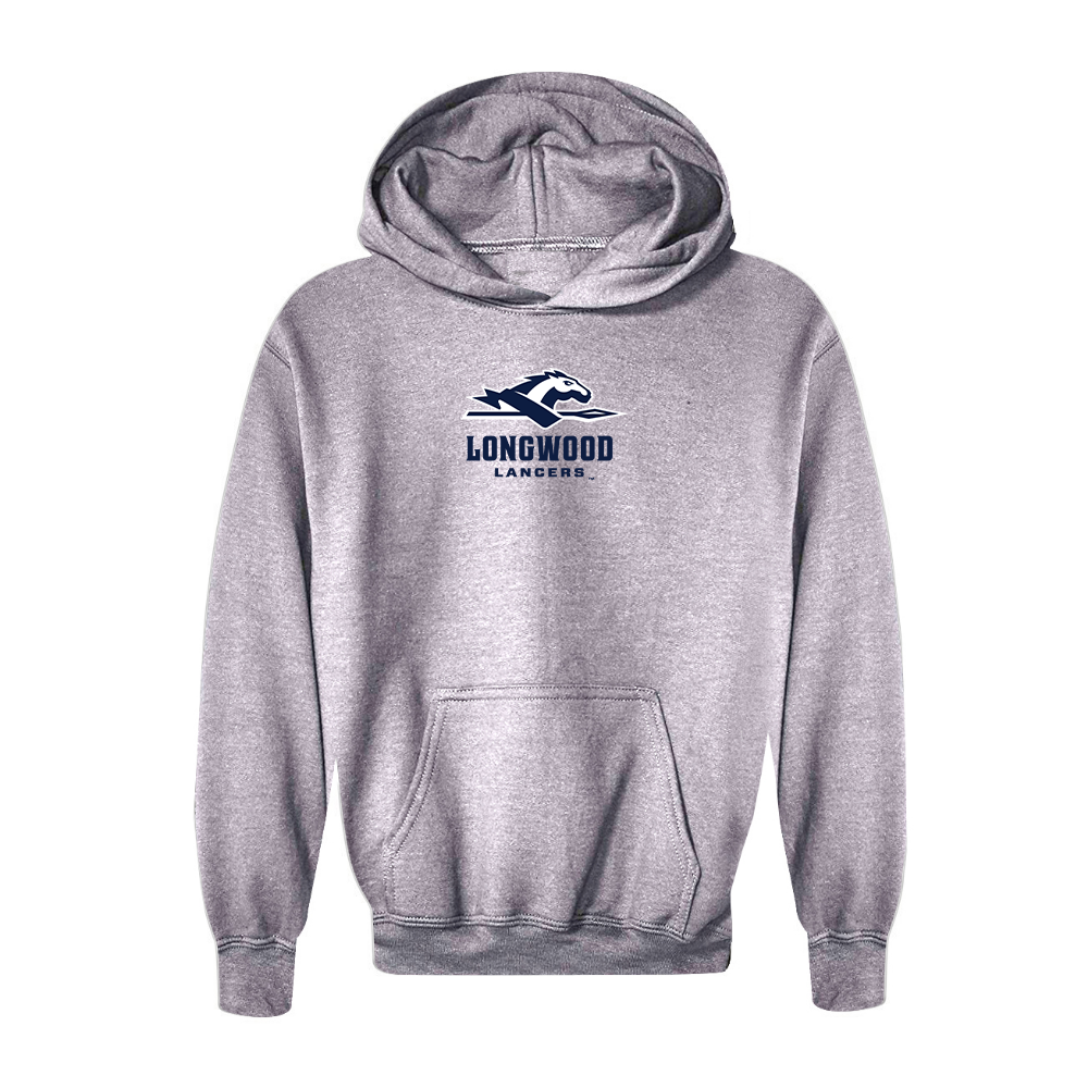 Youth Longwood Lancers Logo Pullover Hoodie