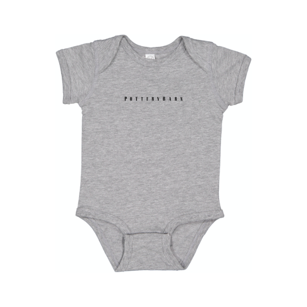 PotteryBarn Logo Baby Romper Onesie