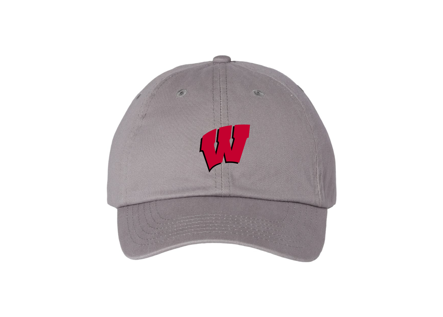 Wisconsin Badgers Valucap Adult Bio-Washed Classic Dad Hat