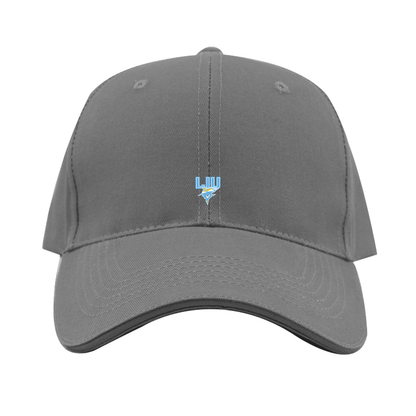 LIU Brooklyn Blackbirds Logo Dad Baseball Cap Hat