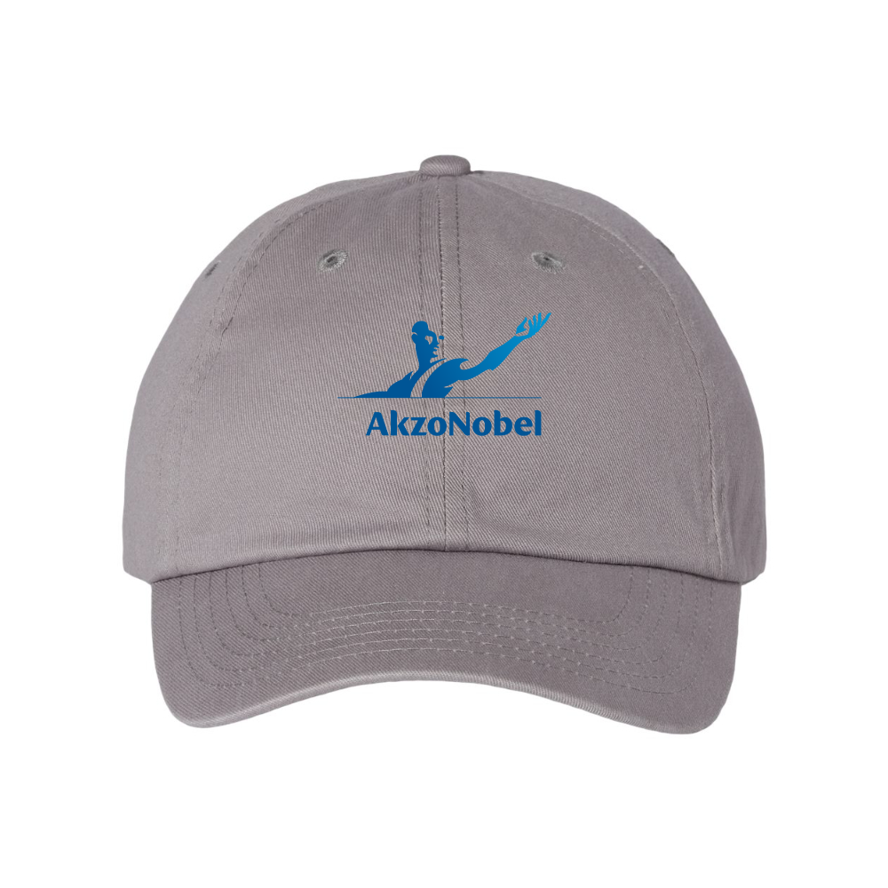 AkzoNobel Logo  Valucap Adult Bio-Washed Classic Dad Hat