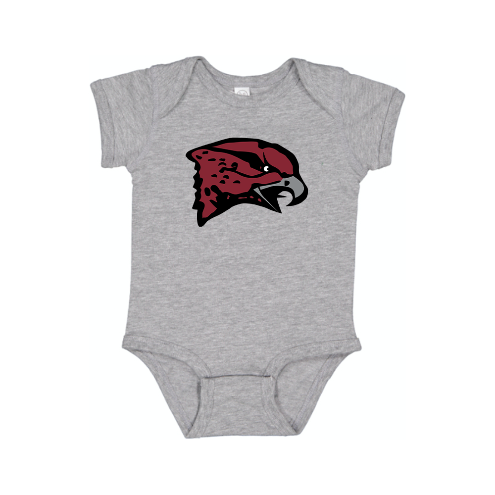 Maryland Eastern Shore Hawks Logo Baby Romper Onesie