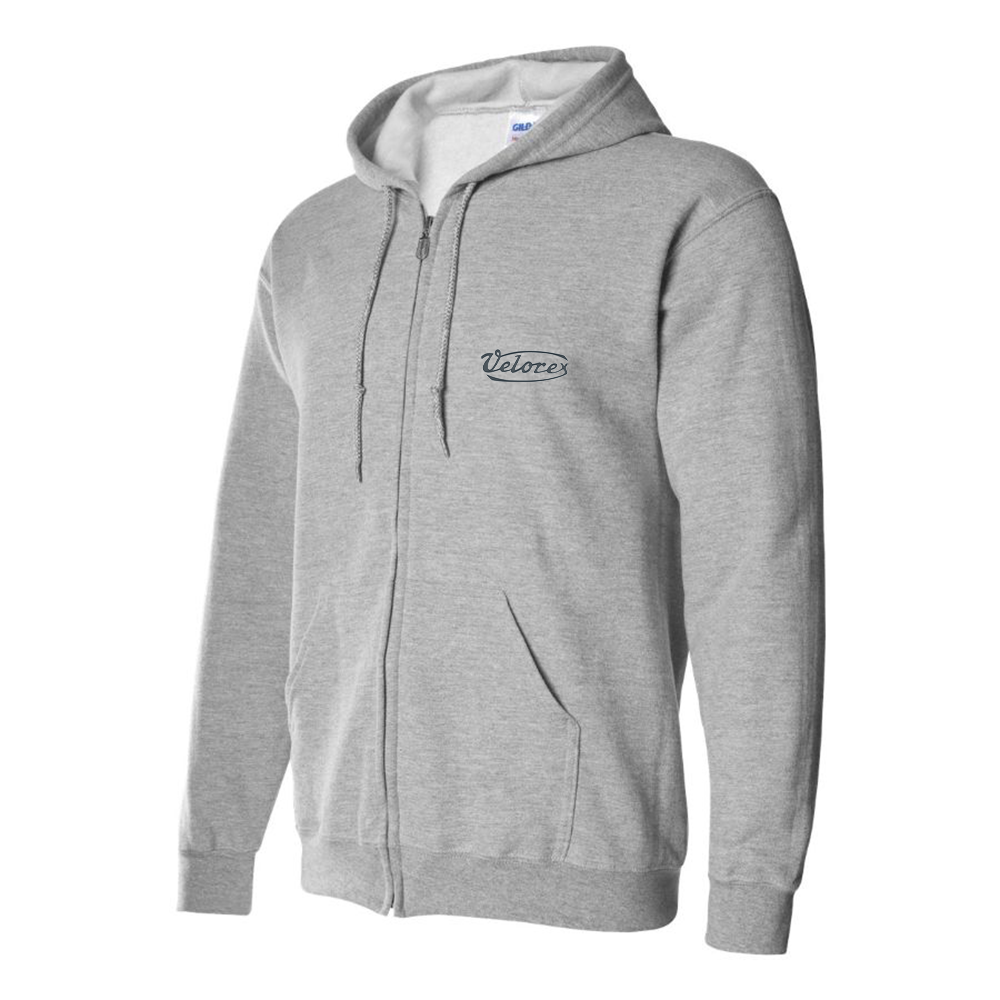 Men's Velorex Logo Zipper Hoodie