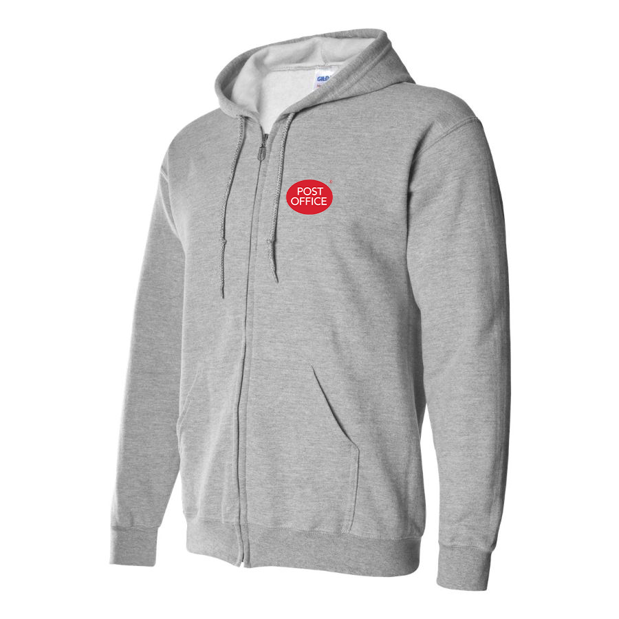 Men's Post Office Logo Zipper Hoodie