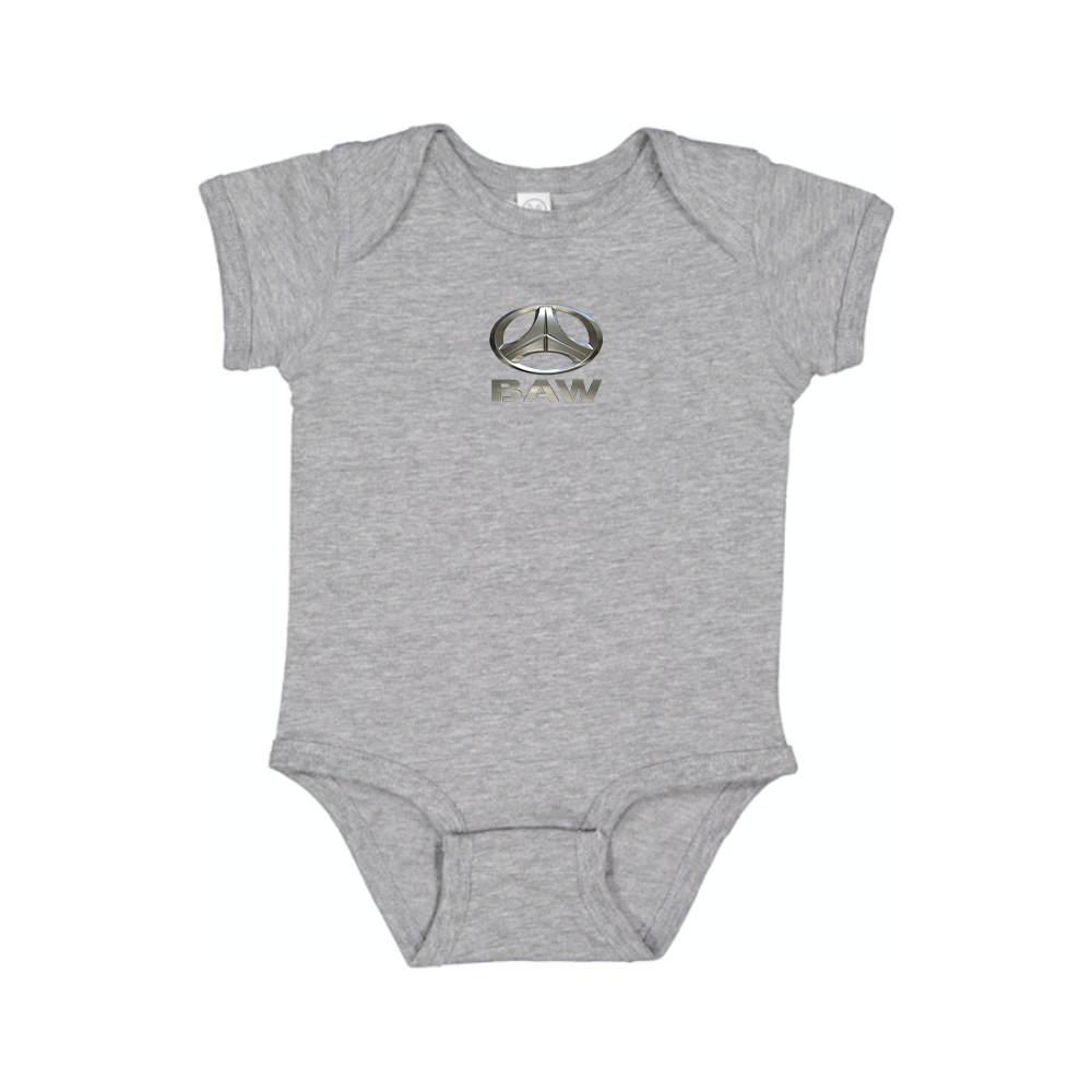 Beijing Automobile Works Logo Baby Romper Onesie
