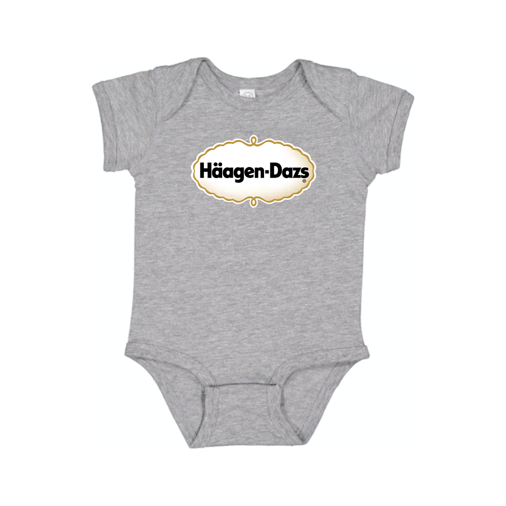 Haagen Dazs Logo Baby Romper Onesie