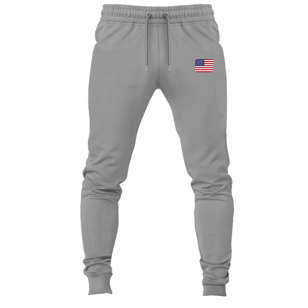 Men's American-Flag-Emoji Joggers Sweatpants