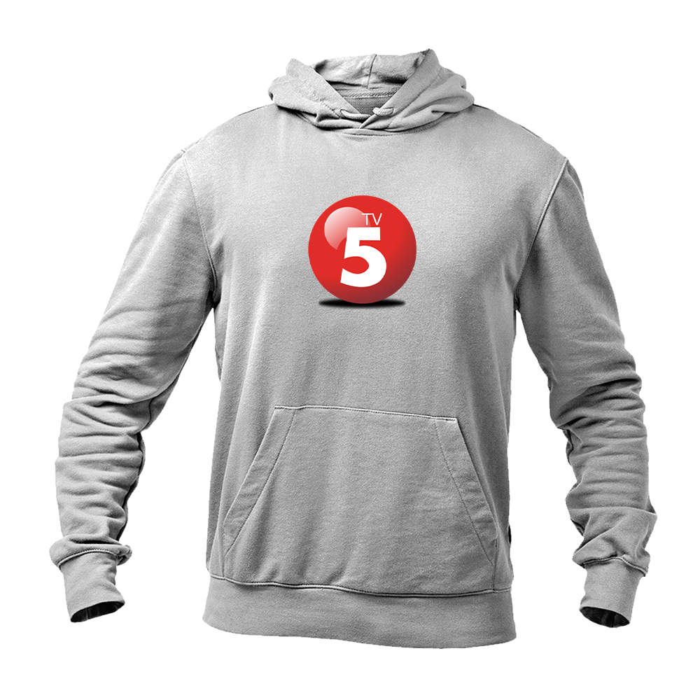Men's ABC TV5 Logo Softstyle Midweight Hooded Sweatshirt