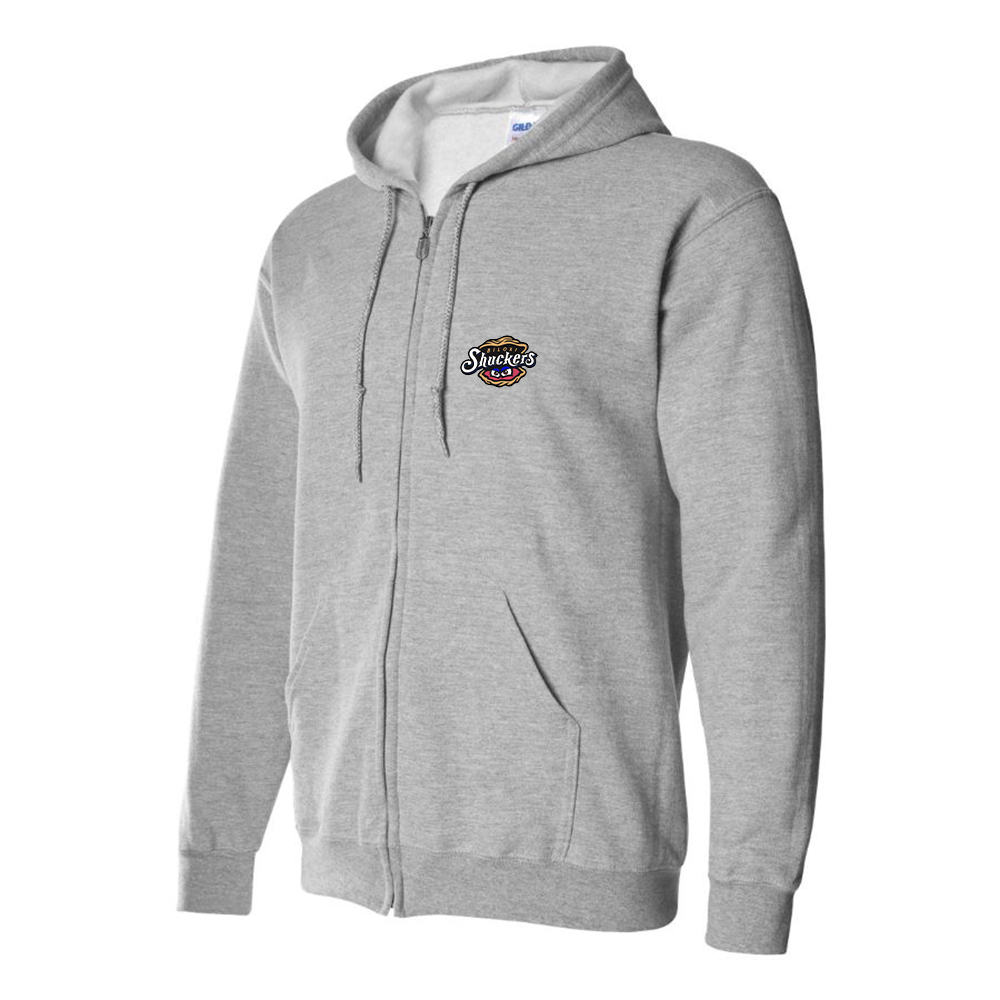 Men's Biloxi Shuckers Logo Zipper Hoodie