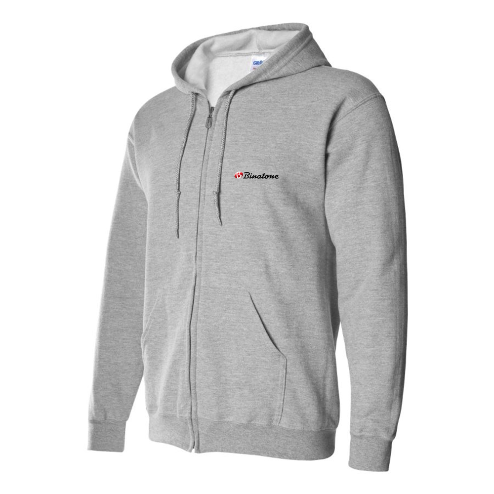 Men's Binatone Logo Zipper Hoodie