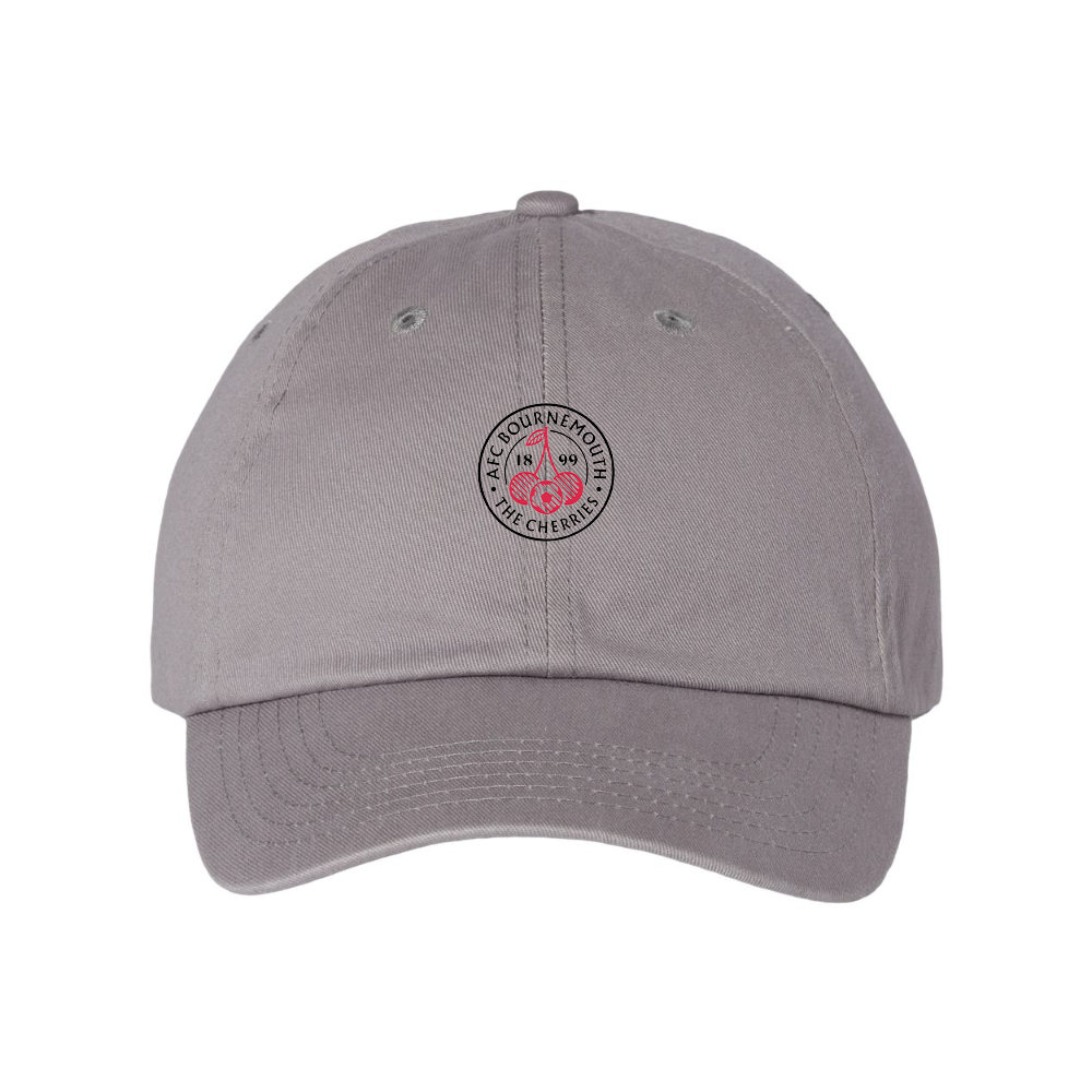 AFC Bournemouth Soccer Logo Valucap Adult Bio-Washed Classic Dad Hat