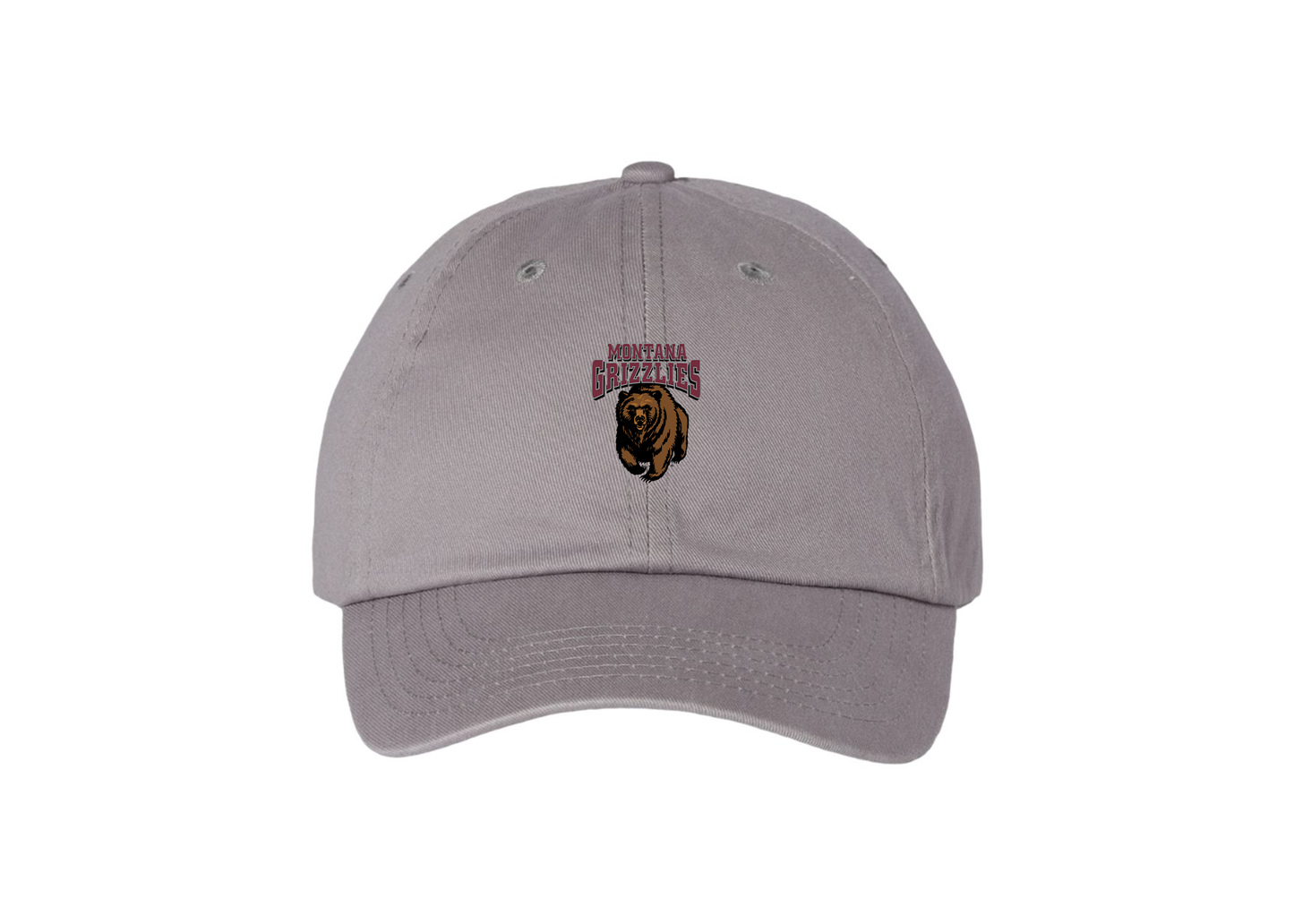 Montana Grizzliesl Valucap Adult Bio-Washed Classic Dad Hat