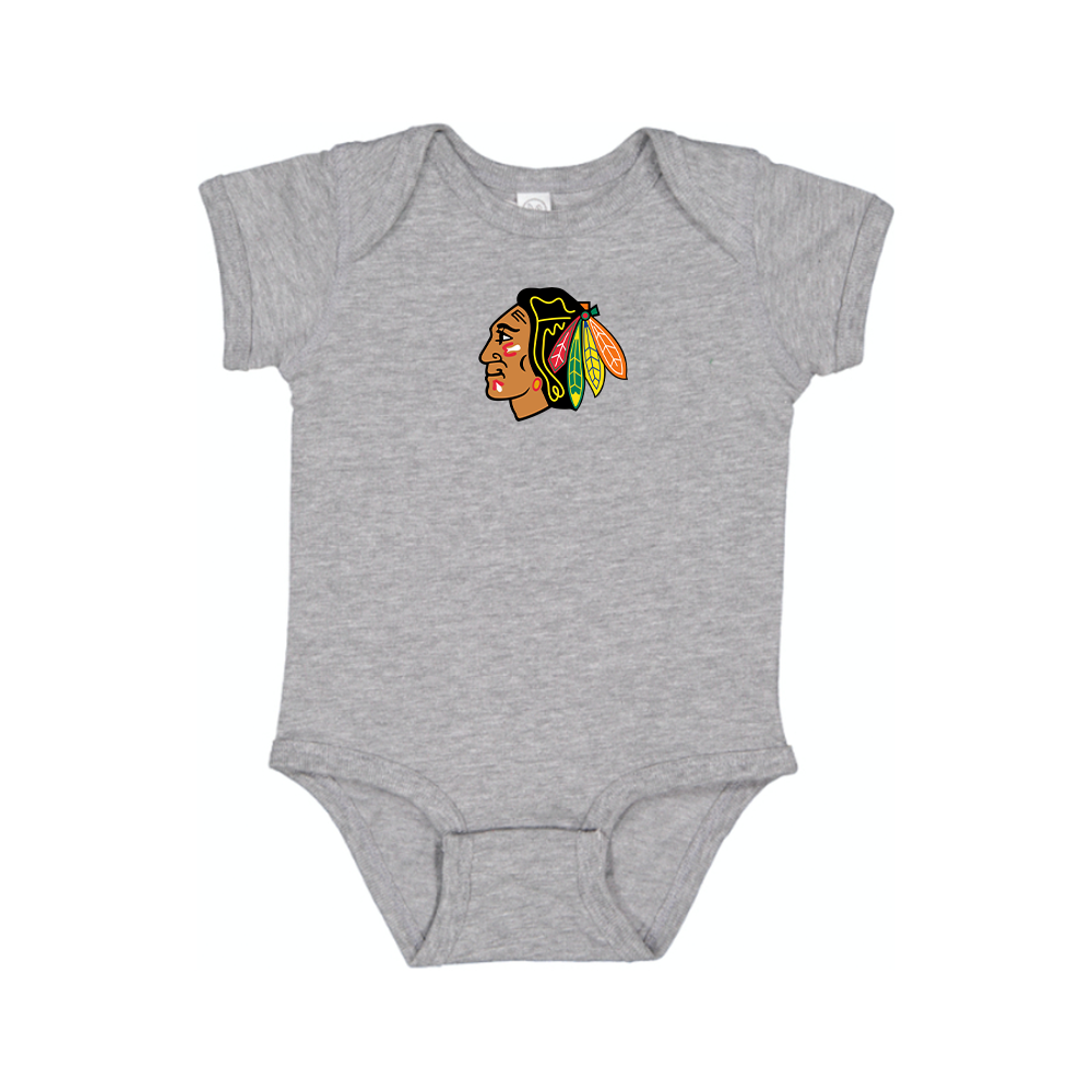 Blackhawks Logo Baby Romper Onesie