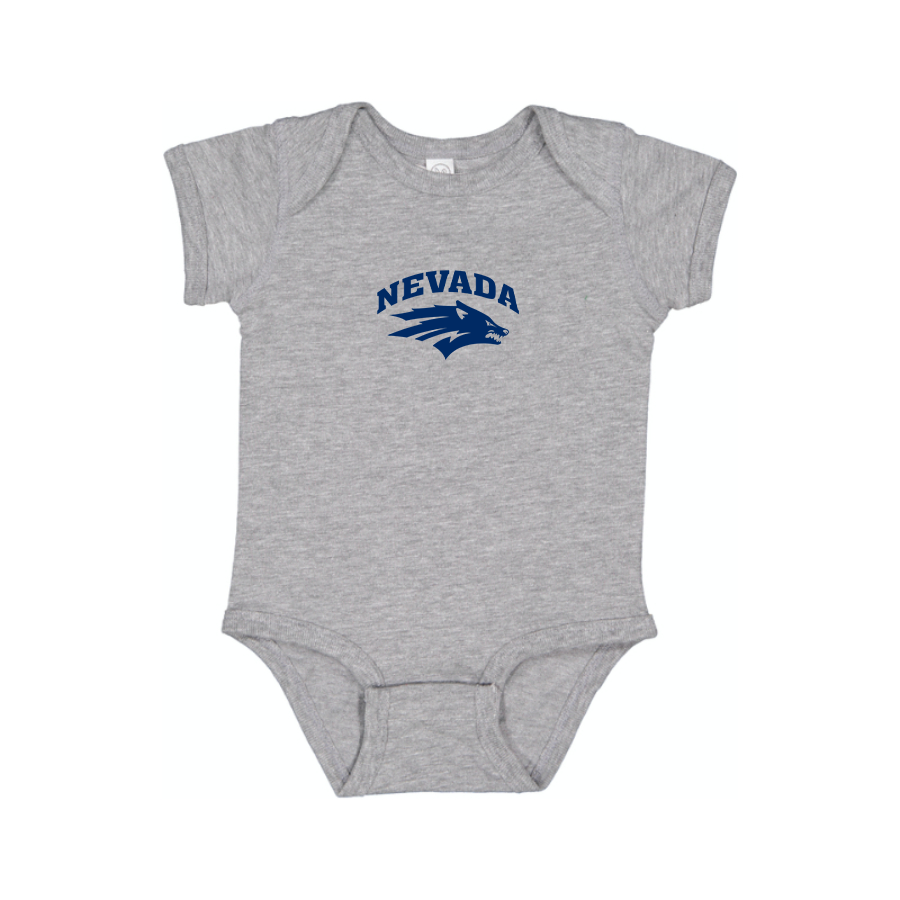 Nevada Wolf Pack Logo Baby Romper Onesie