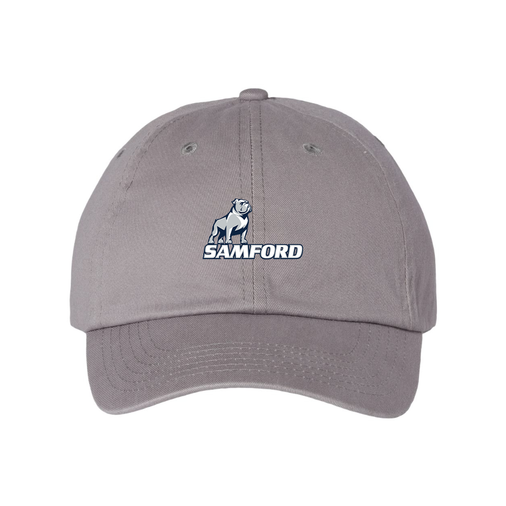 Samford Bulldogs Logo Valucap Adult Bio-Washed Classic Dad Hat