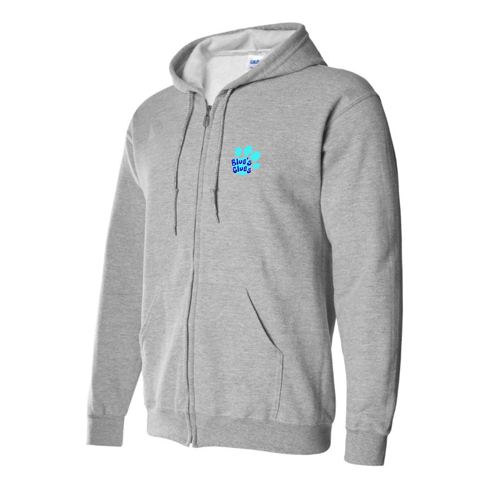Men's Blues Clues Logo Zipper Hoodie