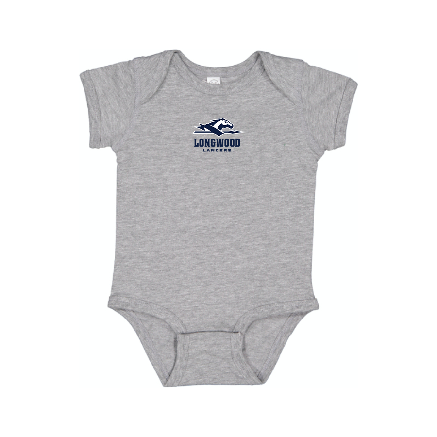Longwood Lancers Logo Baby Romper Onesie