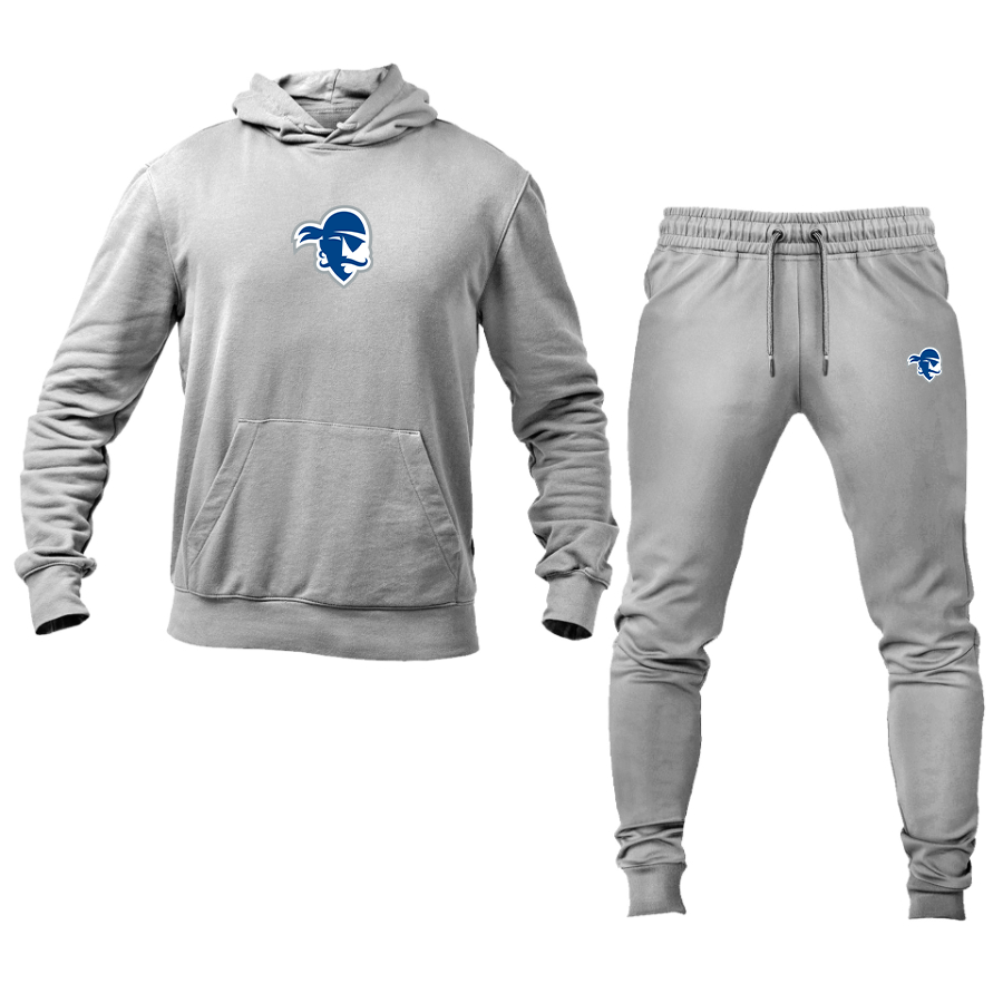 Men's Seton Hall Pirates Logo Hoodie Joggers Set