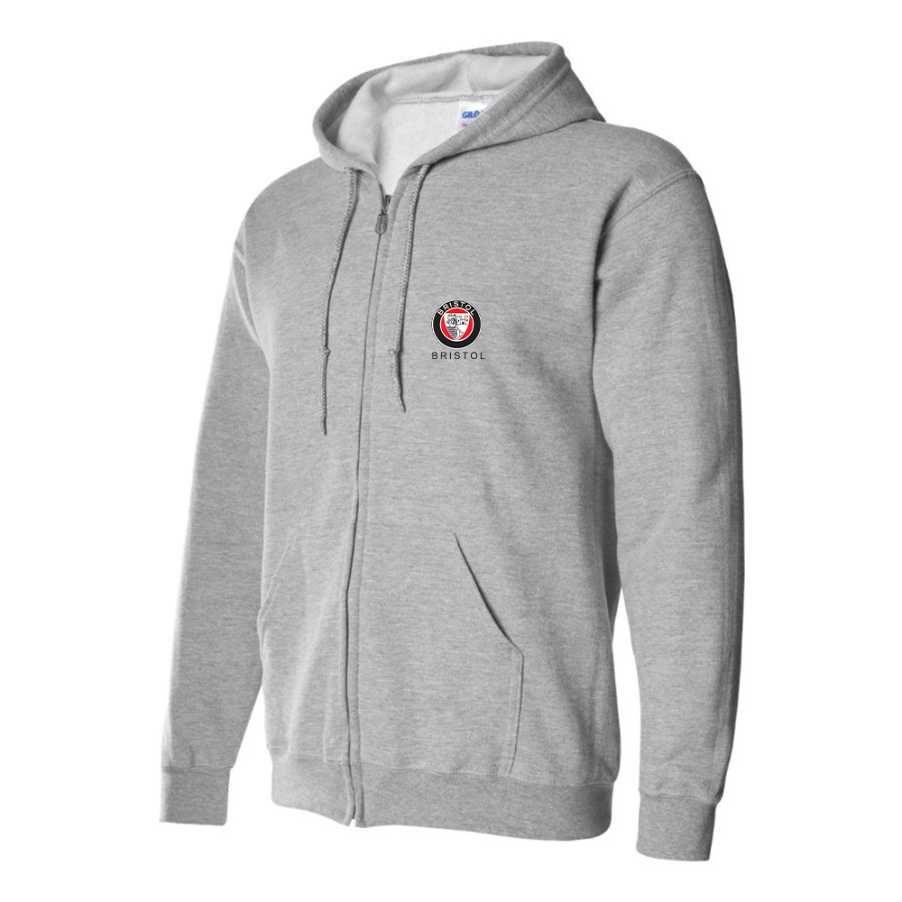 Men's Bristol Logo Zipper Hoodie