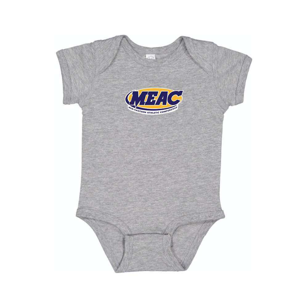 Mid Eastern Athletic Conference Logo Baby Romper Onesie