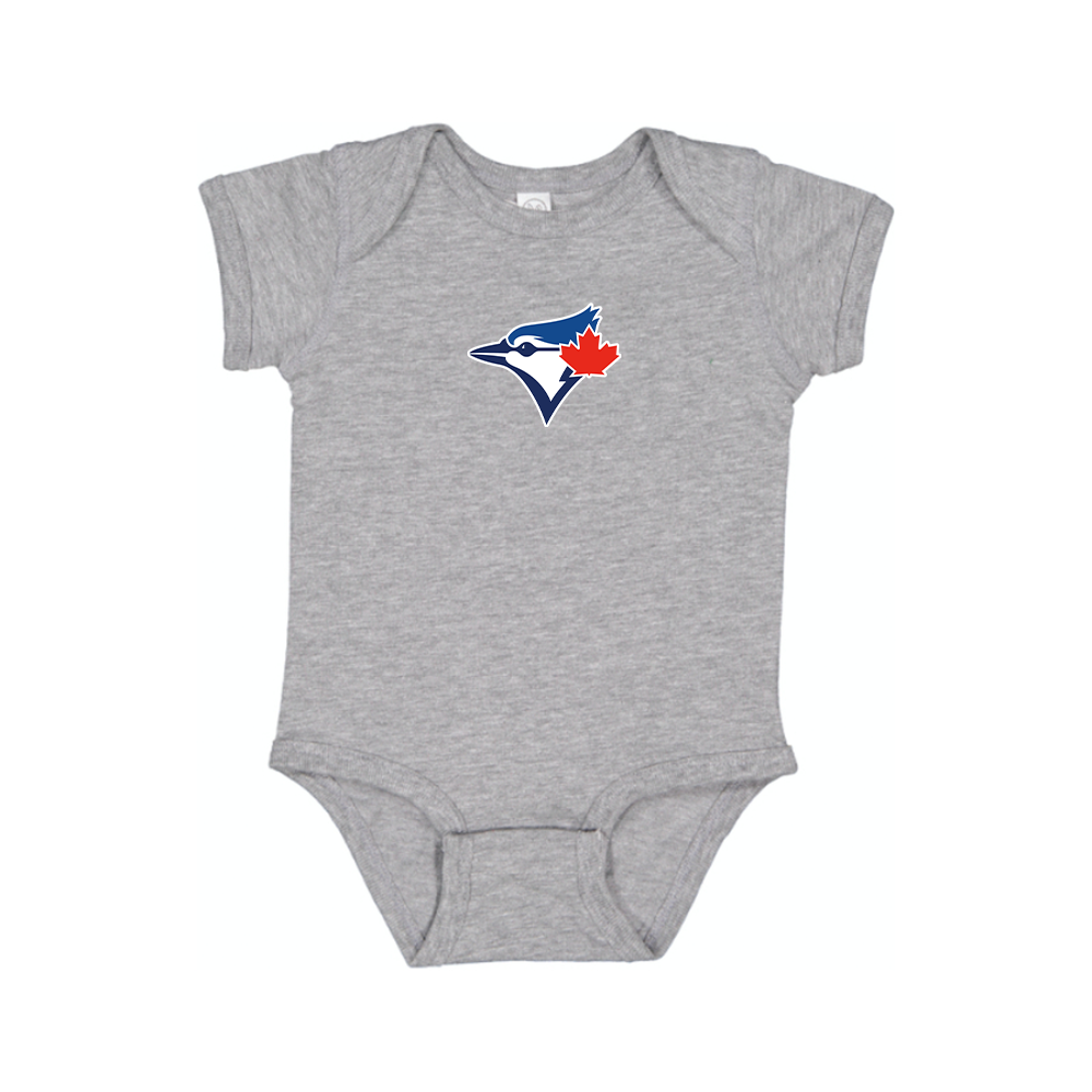 Bluefield Blue Jays Logo Baby Romper Onesie
