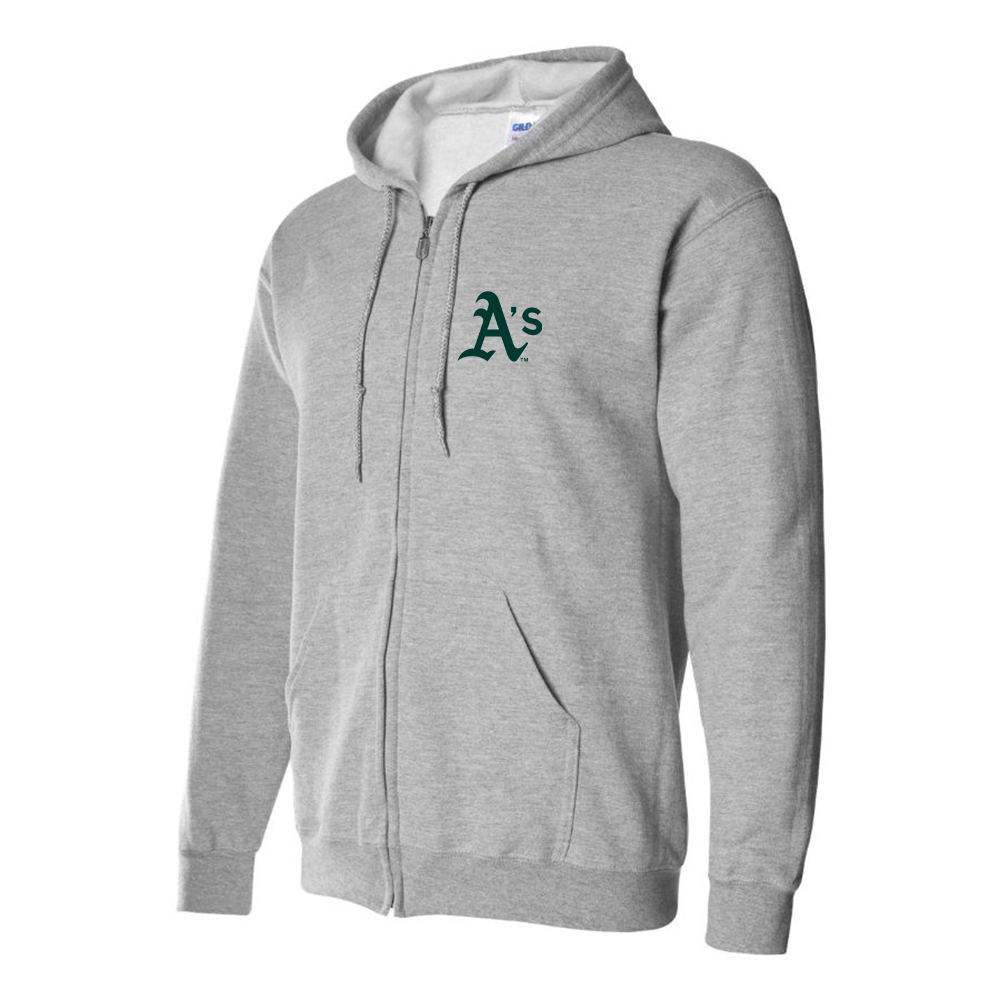 Men's Athletics Logo Zipper Hoodie