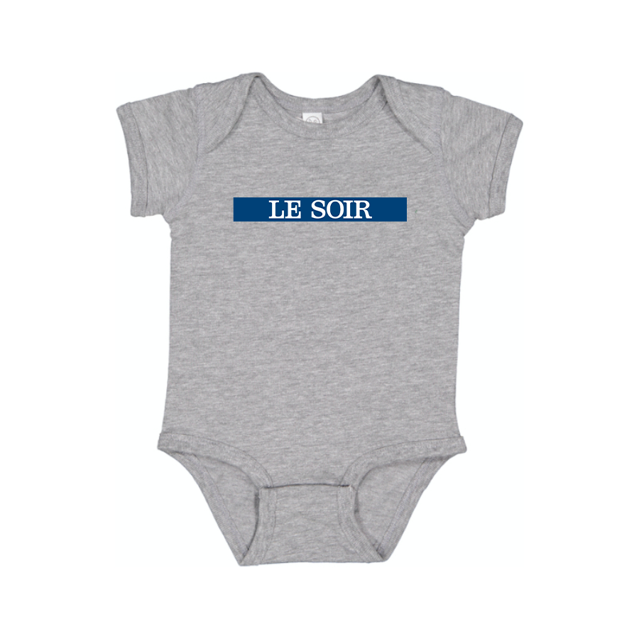 Le soir Logo Baby Romper Onesie