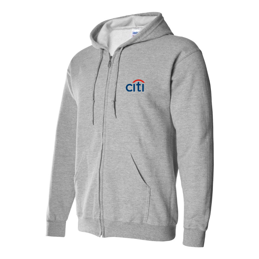 Men's Citi logo Zipper Hoodie