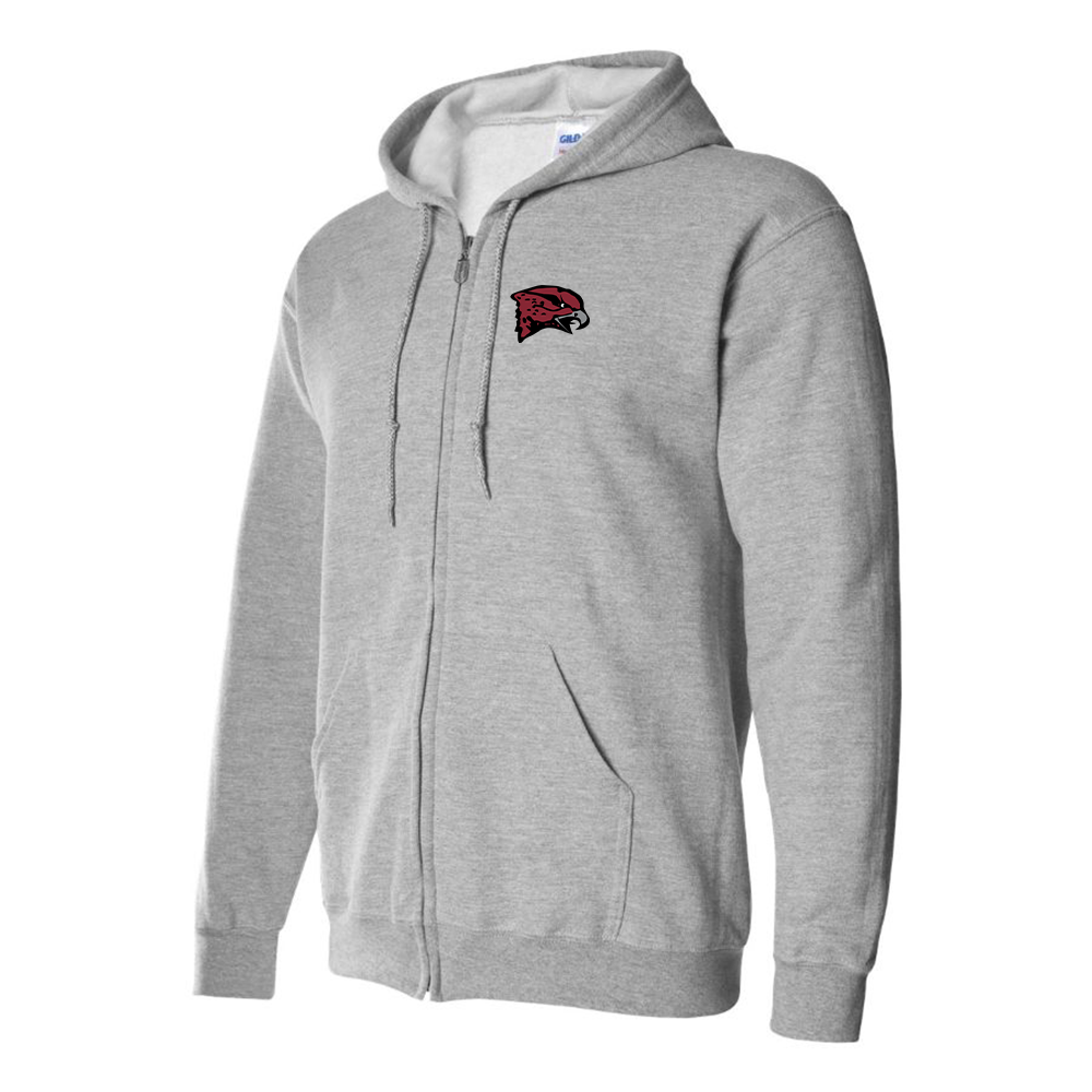 Men's Maryland Eastern Shore Hawks Logo Zipper Hoodie