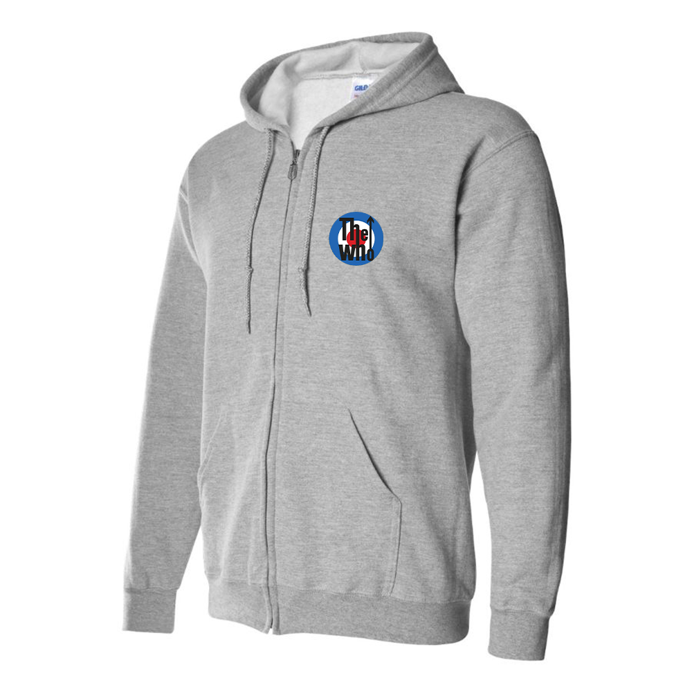 Men's The Who Logo Zipper Hoodie
