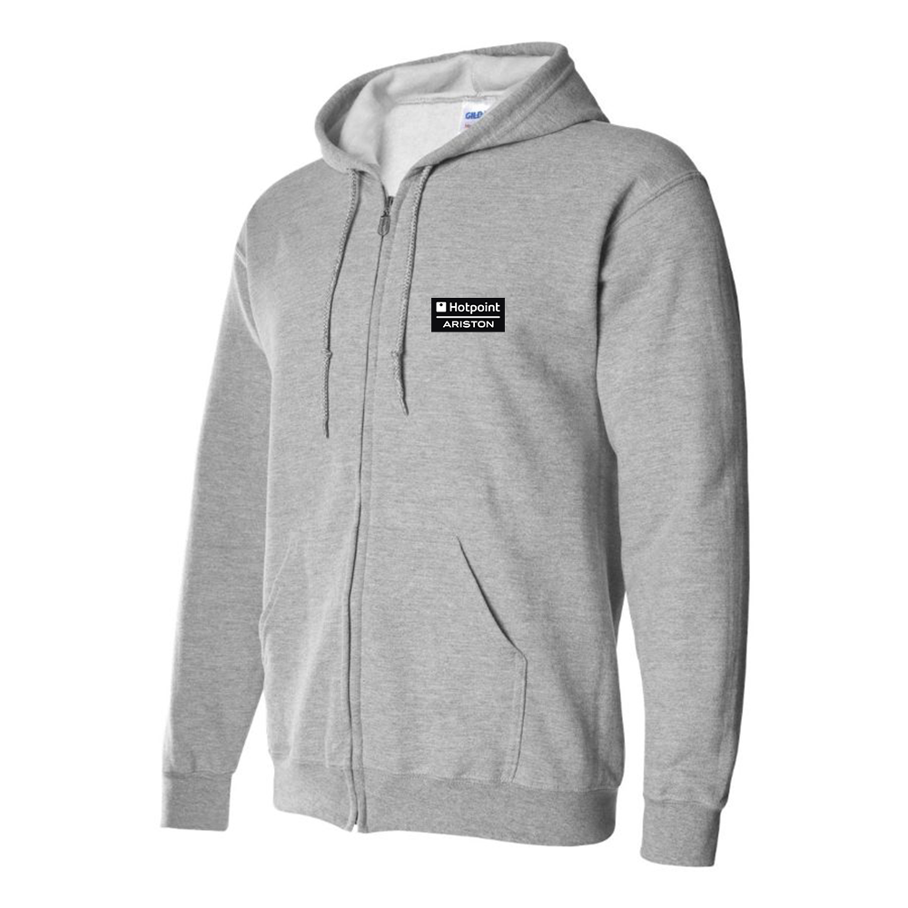 Men's Hotpoint-Ariston Logo Zipper Hoodie