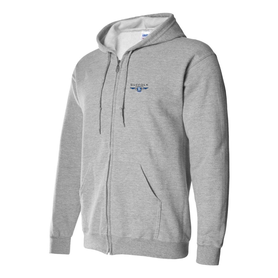 Men's Suffolk Sportscars Logo Zipper Hoodie